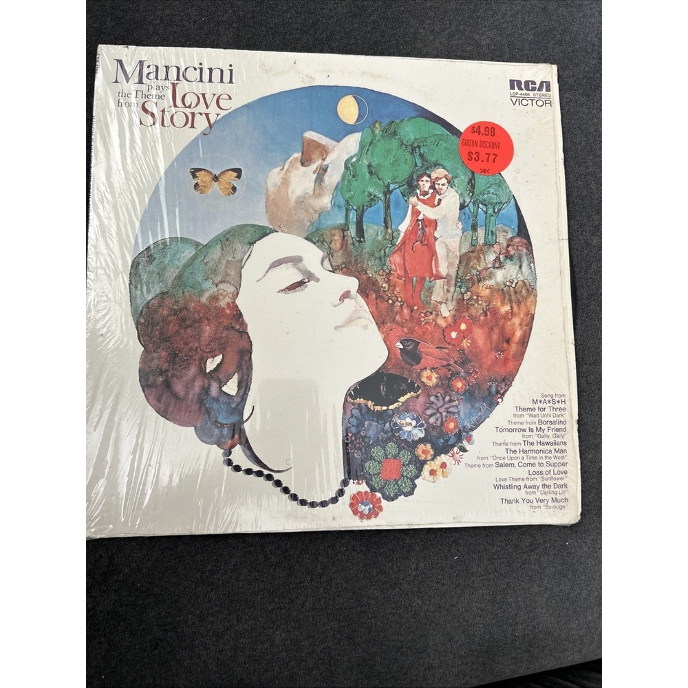 "Mancini Plays The Theme From Love Story" Henry Mancini LP 12" Vinyl Record‎ RCA
